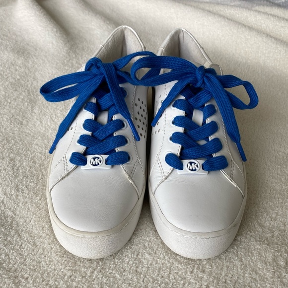 michael kors white platform sneakers